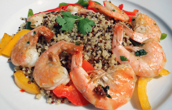 Simple, healthy shrimp!